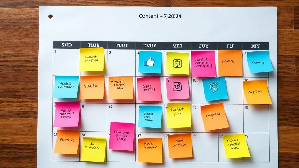 Illustration for How to Create a Social Media Content Calendar That Actually Works